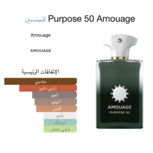 Amouage Purpose 50 100 ML Tester أمواج بربس 50 100 مل تستر